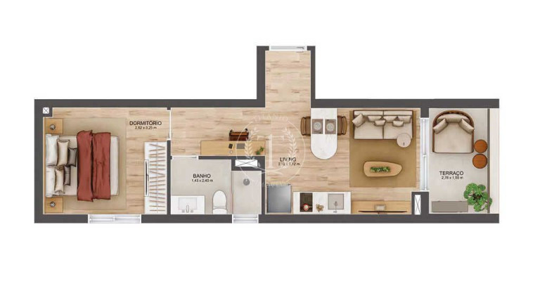 Imagem Apartamento com 1 Quarto à Venda, 36 m² em Ibirapuera - São Paulo