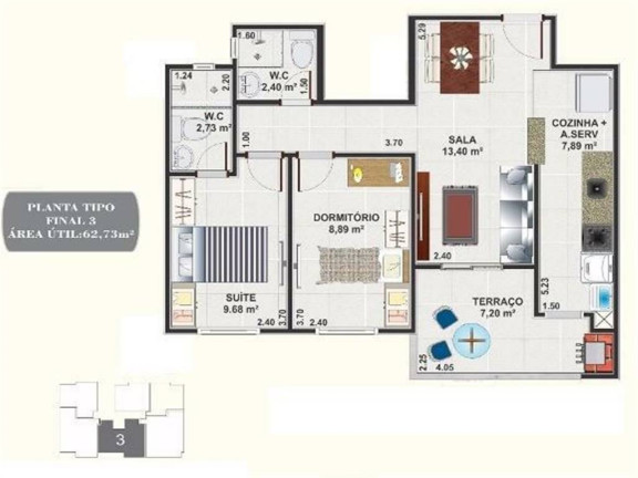 Imagem Apartamento com 2 Quartos à Venda, 62 m² em Mirim - Praia Grande Imagem Apartamento com 2 Quartos à Venda, 62 m² em Mirim - Praia Grande
