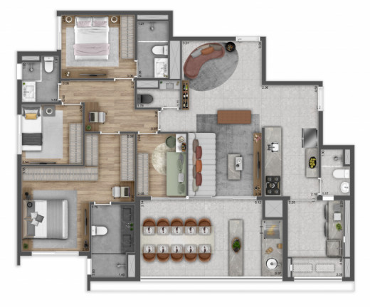 Imagem Apartamento com 4 Quartos à Venda, 132 m² em Vila Clementino - São Paulo