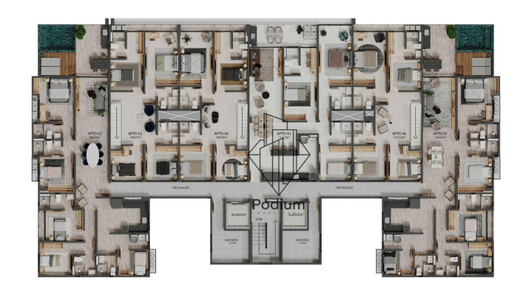 Imagem Apartamento com 3 Quartos à Venda, 148 m² em Camboinha - Cabedelo