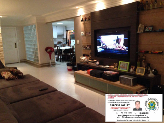 Imagem Apartamento com 3 Quartos à Venda, 160 m² em Canto Do Forte - Praia Grande