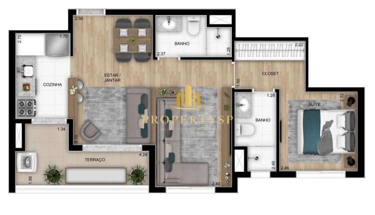 Imagem Apartamento com 2 Quartos à Venda, 55 m² em Vila Anastácio - São Paulo Imagem Apartamento com 2 Quartos à Venda, 55 m² em Vila Anastácio - São Paulo