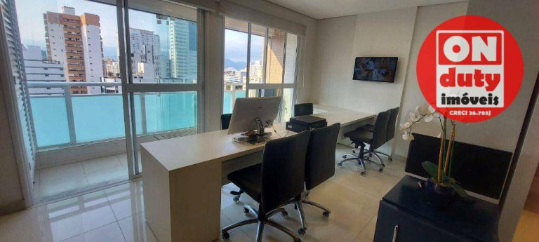 Imagem Sala Comercial à Venda, 88 m² em Boqueirão - Santos Imagem Sala Comercial à Venda, 88 m² em Boqueirão - Santos