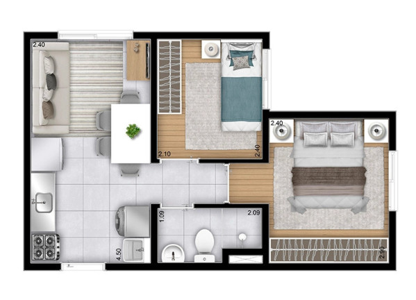 Imagem Apartamento com 2 Quartos à Venda, 31 m² em Guaianases - São Paulo Imagem Apartamento com 2 Quartos à Venda, 31 m² em Guaianases - São Paulo