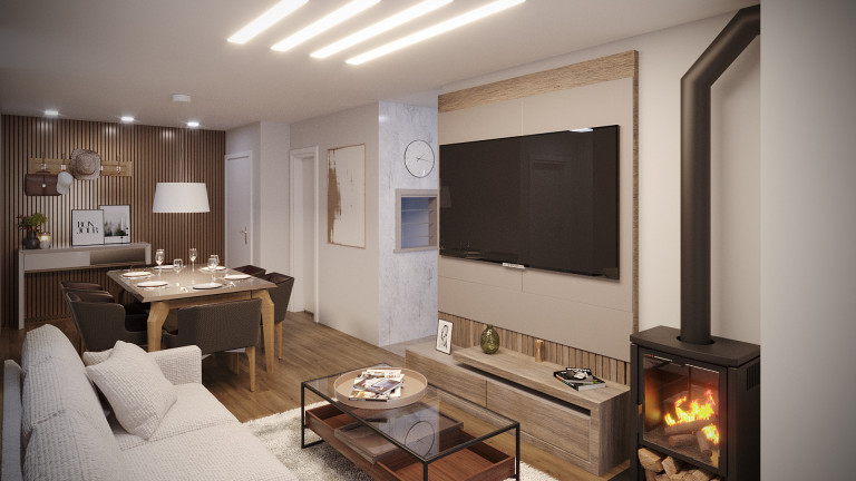 Imagem Apartamento com 2 Quartos à Venda, 77 m² em Av. Central - Gramado Imagem Apartamento com 2 Quartos à Venda, 77 m² em Av. Central - Gramado