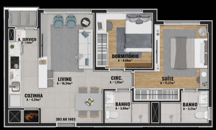 Imagem Imóvel com 2 Quartos à Venda, 61 m² em Jardim Botânico - Porto Alegre Imagem Imóvel com 2 Quartos à Venda, 61 m² em Jardim Botânico - Porto Alegre