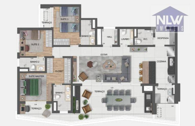 Imagem Apartamento com 4 Quartos à Venda, 144 m² em Paraíso - São Paulo