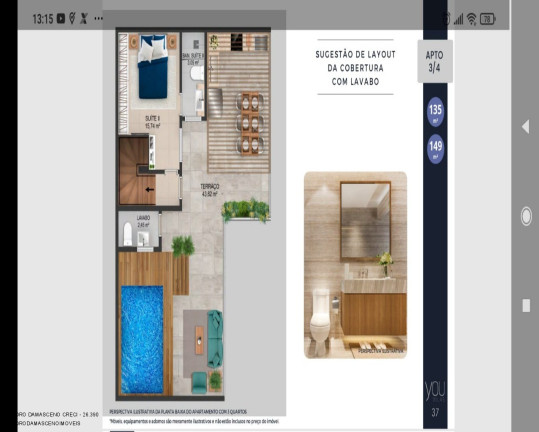 Imagem Imóvel com 2 Quartos à Venda, 68 m² em Vilas Do Atlântico - Lauro De Freitas