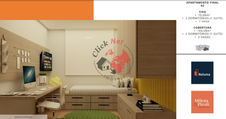 Imagem Apartamento com 3 Quartos à Venda, 80 m² em Vila Alzira - Santo André