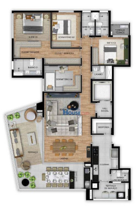 Imagem Apartamento com 4 Quartos à Venda, 195 m² em Vila Madalena - São Paulo Imagem Apartamento com 4 Quartos à Venda, 195 m² em Vila Madalena - São Paulo