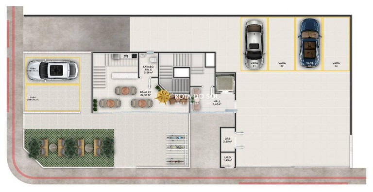 Imagem Cobertura com 4 Quartos à Venda, 195 m² em Canto Grande - Bombinhas