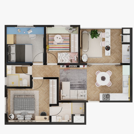 Imagem Apartamento com 1 Quarto à Venda, 36 m² em Centro - Pinhais Imagem Apartamento com 1 Quarto à Venda, 36 m² em Centro - Pinhais