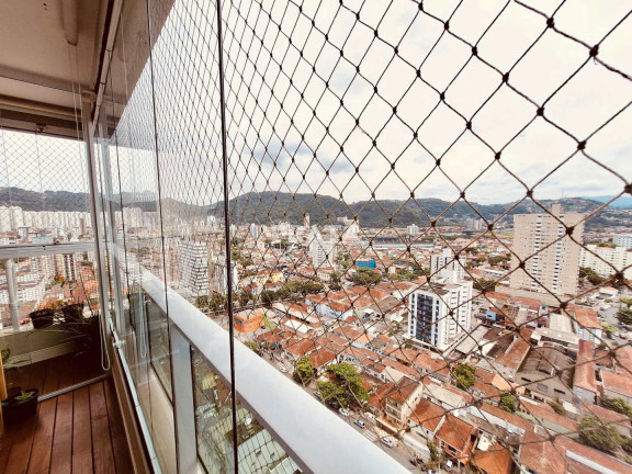 Apartamento com 3 Quartos para Alugar, 88 m² em Campo Grande - Santos