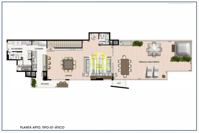 Imagem Cobertura com 3 Quartos à Venda, 276 m² em Ecoville - Curitiba Imagem Cobertura com 3 Quartos à Venda, 276 m² em Ecoville - Curitiba