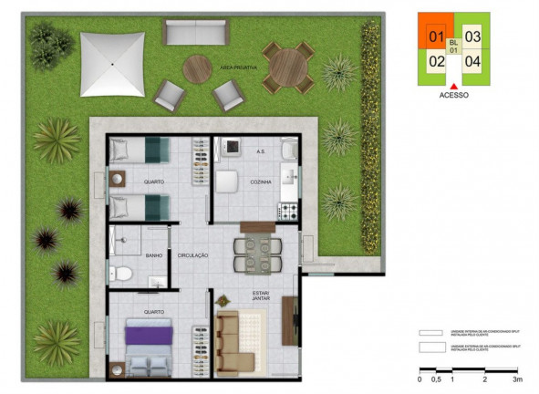 Imagem Imóvel com 2 Quartos à Venda, 45 m² em Campo Grande - Rio De Janeiro Imagem Imóvel com 2 Quartos à Venda, 45 m² em Campo Grande - Rio De Janeiro