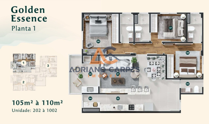 Imóvel com 3 Quartos à Venda, 103 m² em Centro - Penha