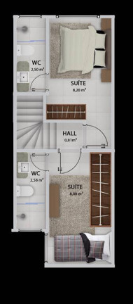 Imagem Sobrado com 2 Quartos à Venda, 55 m² em Boqueirao - Praia Grande