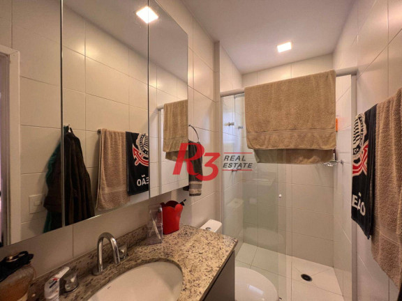 Imagem Apartamento com 2 Quartos para Alugar, 62 m² em Gonzaga - Santos