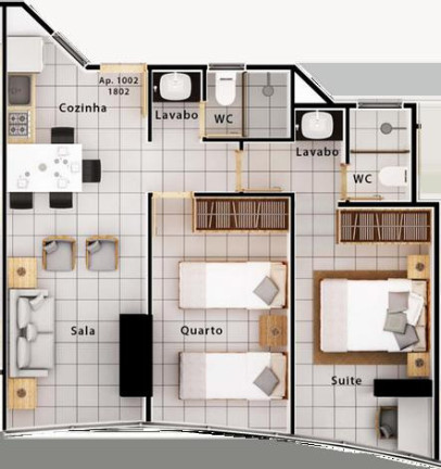 Imagem Apartamento com 2 Quartos à Venda, 53 m² em Miramar - João Pessoa