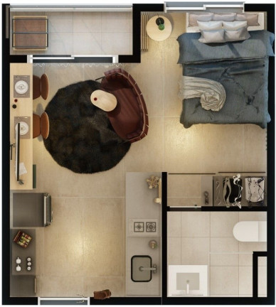 Imagem Studio com 1 Quarto à Venda, 34 m² em Vila Madalena - São Paulo