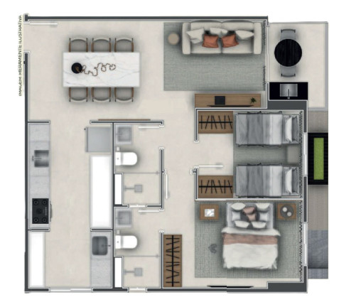 Imagem Apartamento com 2 Quartos à Venda, 66 m² em Tambauzinho - João Pessoa Imagem Apartamento com 2 Quartos à Venda, 66 m² em Tambauzinho - João Pessoa