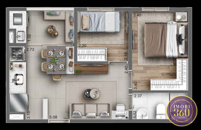 Imagem Apartamento com 2 Quartos à Venda, 40 m² em Itaquera - São Paulo