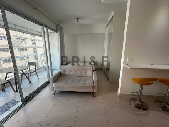 Imagem Apartamento com 1 Quarto para Alugar, 37 m² em Brooklin  - São Paulo
