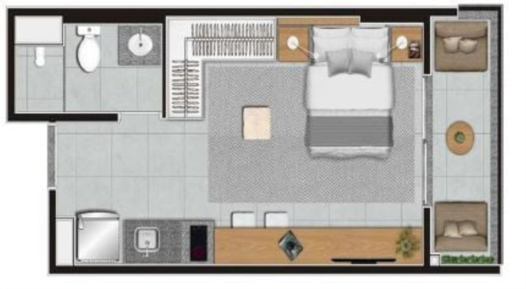 Imagem Imóvel com 2 Quartos à Venda, 55 m² em Campo Belo - São Paulo