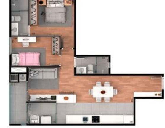 Imagem Apartamento com 3 Quartos à Venda, 66 m² em Santa Cândida - Curitiba Imagem Apartamento com 3 Quartos à Venda, 66 m² em Santa Cândida - Curitiba