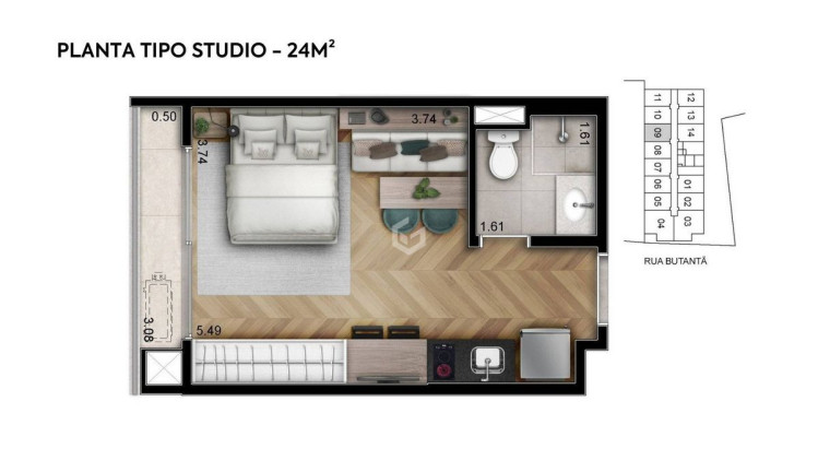 Imagem Apartamento com 1 Quarto à Venda, 25 m² em Pinheiros - São Paulo Imagem Apartamento com 1 Quarto à Venda, 25 m² em Pinheiros - São Paulo