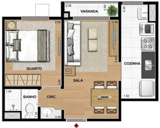 Imagem Imóvel com 2 Quartos à Venda, 44 m² em Riachuelo - Rio De Janeiro