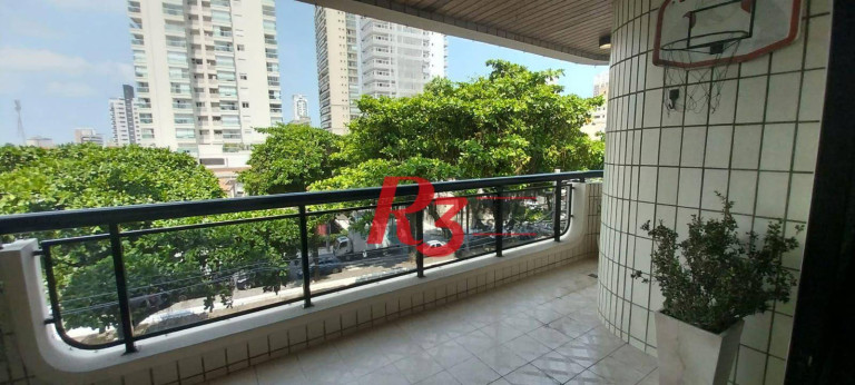 Imagem Apartamento com 3 Quartos para Alugar, 183 m² em Boqueirão - Santos Imagem Apartamento com 3 Quartos para Alugar, 183 m² em Boqueirão - Santos