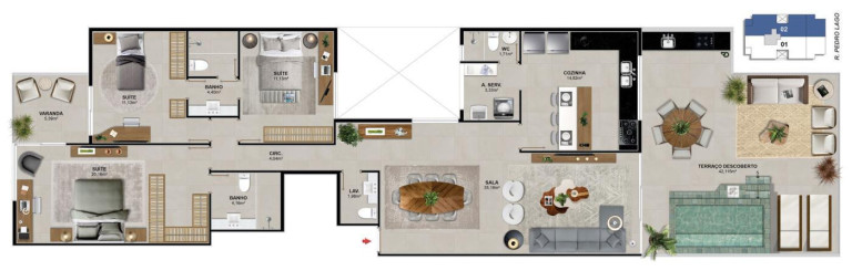 Imagem Apartamento com 3 Quartos à Venda, 173 m² em Barra Da Tijuca - Rio De Janeiro