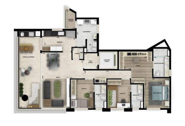 Imagem Apartamento com 3 Quartos à Venda, 150 m² em ícone Planeta - Sorocaba Imagem Apartamento com 3 Quartos à Venda, 150 m² em ícone Planeta - Sorocaba