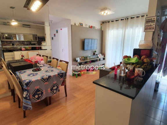 Apartamento com 2 Quartos à Venda, 59 m² em Campestre - Santo André