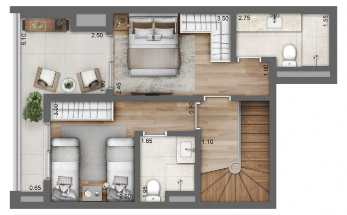 Imagem Apartamento com 2 Quartos à Venda, 91 m² em Perdizes - São Paulo