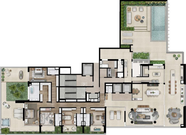 Imagem Cobertura com 5 Quartos à Venda, 923 m² em Vila Nova Conceição - São Paulo Imagem Cobertura com 5 Quartos à Venda, 923 m² em Vila Nova Conceição - São Paulo