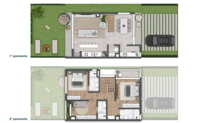 Imagem Casa de Condomínio com 3 Quartos à Venda, 126 m² em Centro - Xangri-lá Imagem Casa de Condomínio com 3 Quartos à Venda, 126 m² em Centro - Xangri-lá