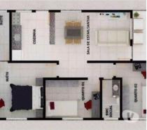Imagem Casa com 2 Quartos à Venda, 74 m² em Todos Os Santos - Teresina