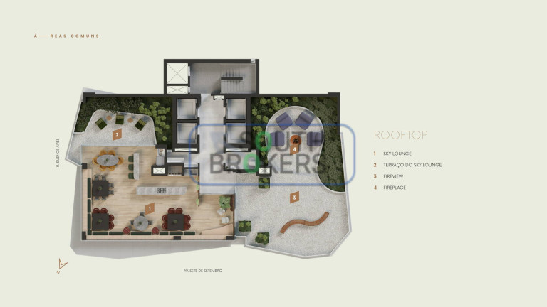 Imagem Apartamento com 3 Quartos à Venda, 31 m² em Batel - Curitiba