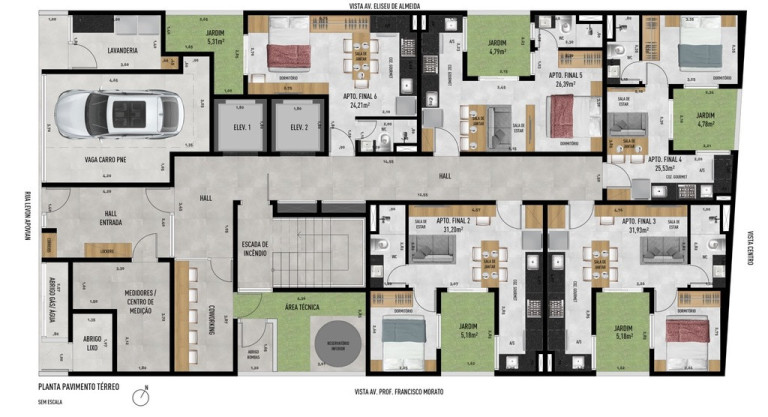 Imagem Apartamento com 1 Quarto à Venda, 62 m² em Jardim Trussardi - São Paulo Imagem Apartamento com 1 Quarto à Venda, 62 m² em Jardim Trussardi - São Paulo