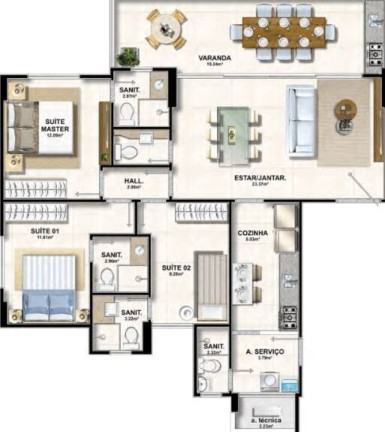 Imagem Apartamento com 3 Quartos à Venda, 105 m² em Caminho Das árvores - Salvador