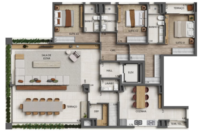 Imagem Apartamento com 3 Quartos à Venda, 173 m² em Moema - São Paulo
