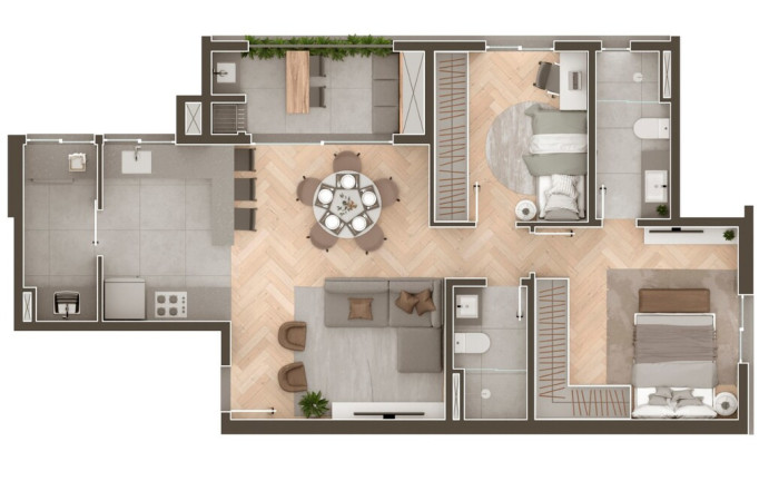 Imagem Apartamento com 3 Quartos à Venda, 77 m² em água Verde - Curitiba