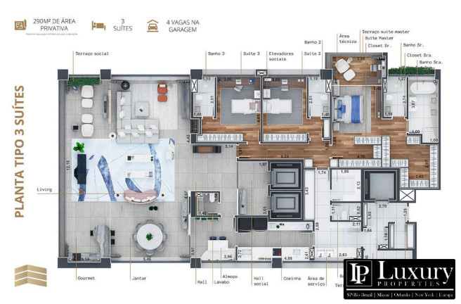 Imagem Apartamento com 4 Quartos à Venda, 290 m² em Vila Nova Conceição - São Paulo