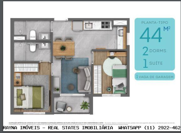 Imagem Apartamento com 1 Quarto à Venda, 24 m² em Tatuapé - São Paulo