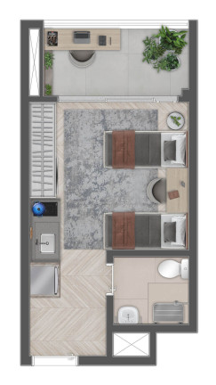 Imagem Imóvel com 1 Quarto à Venda, 26 m² em Pinheiros - São Paulo Imagem Imóvel com 1 Quarto à Venda, 26 m² em Pinheiros - São Paulo