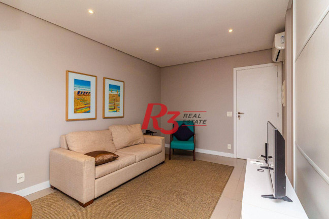 Imagem Apartamento com 1 Quarto para Alugar, 45 m² em Pompéia - Santos