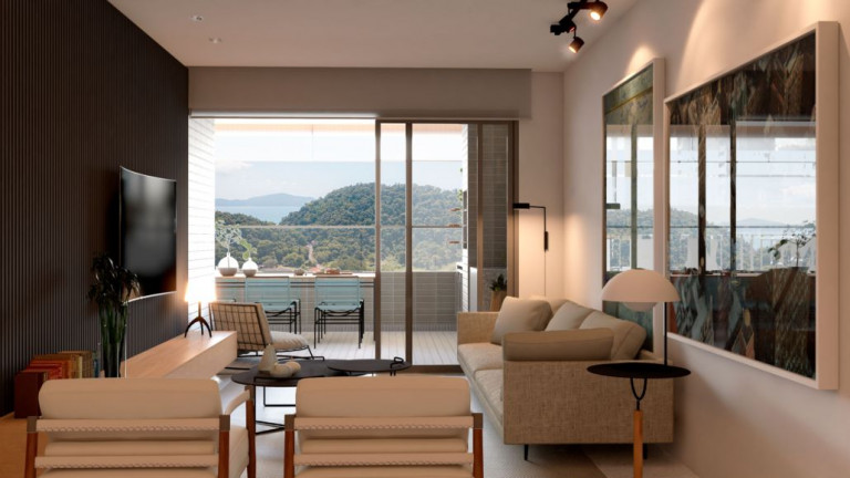 Apartamento com 2 Quartos à Venda, 91 m² em Canto Do Forte - Praia Grande