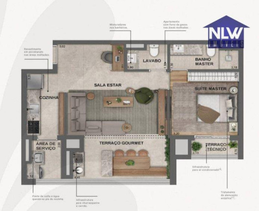 Imagem Apartamento com 1 Quarto à Venda, 66 m² em Vila Mariana - São Paulo